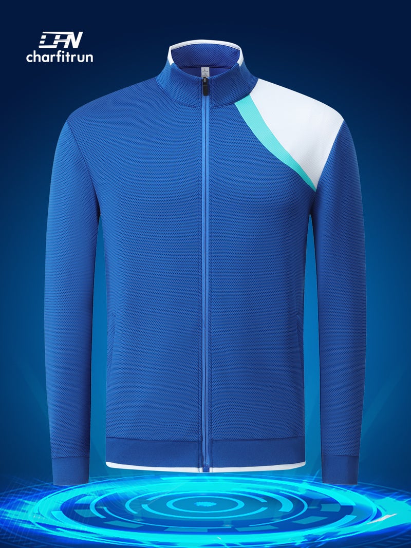 [Changfei Factory Store] Fall/Winter Leisure Men'S And Women'S Training Sports Jacket Long Sleeve Collar Top Group Dress - Image 2